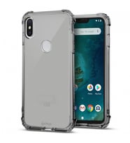 Blogy MI A2 Lite ile Uyumlu Crystal Fit Kılıf Smoke Black