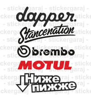 Yan kapı cam Araba Sticker etiket seti - motosiklet bisiklet otomobil cam duvar buzdolabı kask atv laptop tablet uyumlu coklu set etiketan