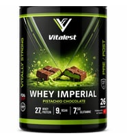 Vitalest Whey Imperial Pistachio Chocolate 900 g 26 Servis Antep Fıstıklı Çikolata Aromalı Whey Protein Tozu