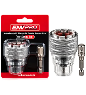 AYARLANABİLİR MANYETİK CIVATA SOMUN UCU 10-19MM 3/8 INC - 3/4 INC - 1/2 INC (5343)