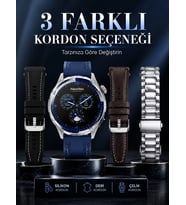 Northcity AMOLED Akıllı Saat: 3 Kordonlu Tasarım, Bluetooth Arama ve Uzun Pil Ömrü