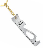 HOG Knives Torq Tool 8 Fonksiyonlu Anahtarlık (Gri-Altın)