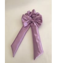 Lila Kurdela Fiyonk Scrunchie Simit Toka