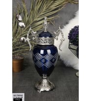 Vitale Eskitme Kapaklı Cam Vazo AK.FN0042