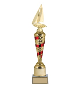 ODAK KUPA - Figürlü Kupalar - Yelken Figürlü Kupalar FG-028 A - 50 cm