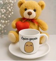 Kişiye Özel Aşk Dolu Kupa Ve Çikolata Kupası
