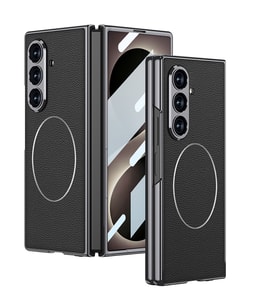 Galaxy Z Fold 8 Ultra Kılıf M-safe Şarj Özellikli Kıpta KPT-10 Sert PC Kılıf Siyah