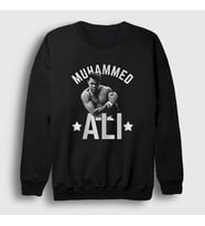 Presmono Unisex Siyah Boxing Boks Muhammad Muhammed Ali Sweatshirt 507271tt