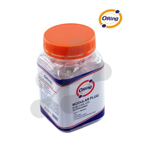 ORING MPC6U3 CAT6 PLUG U/UTP RJ45 ALTIN UÇ KONNEKTÖR 100 LÜ PAKET