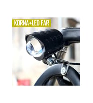 Led Far Elektrikli Scooter Farı Elektrikli Motosiklet E Bisiklet Far + Korna 36v-60v-Uyumlu