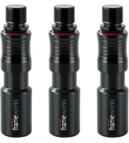 Gator Framework GFW-MIC-QRTOP3PK Hızlı Bağlantılı Mikrofon Adaptörü, 3'lü Paket, 5/8" Dişli