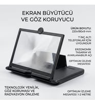 3D Telefon Ekran Büyütücü ve Göz Koruyucu Standı