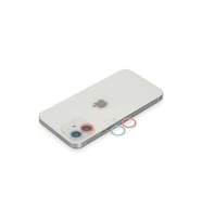 İphone 11 Renkli Kamera Lens Koruma Cam - Pembe-Mi