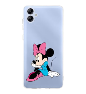 Samsung Galaxy A04e  Kamera korumalı Kapak Minnie Mouse Tasarımlı  Şeffaf Kılıf