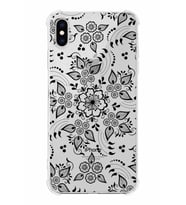 Apple iPhone XS Uyumlu Köşe Korumalı Antişok  Kapak Nostalji Desen Tasarımlı Şeffaf  Kılıf
