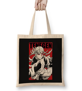 Tengen Uzui Sound Hashira Flashy Ninja Bez Çanta Uzun Saplı