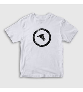 Presmono Unisex Çocuk Beyaz Bird Katatonia T-Shirt 89411tt (Beyaz)