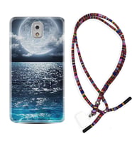 Samsung Note 3 4 5 8 9 20 Ultra 10 Lite Kılıf Boyun Asklı Rasta Silikon Great Moon 1301