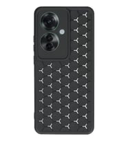 Newface Oppo Reno 11F Kılıf Petek Silikon Kapak - Siyah