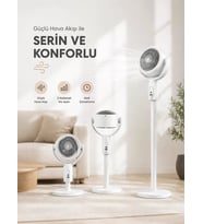 Sessiz Çalışma Özelliğiyle Rahat Kullanım Sunan Dikey Vantilatör