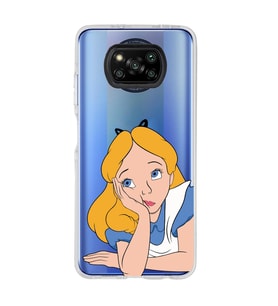 Poco X3 Pro / X3 NFC Uyumlu Alice Tasarımlı Şeffaf Telefon Kılıfı