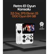 Taşınabilir Oyun Konsolu – 15.000 Oyun, 64 Gb Depolama, Ips Ekran