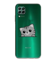 Huawei P40 Lite Uyumlu Baskılı Yumuşak Silikon Şeffaf Telefon Kılıfı