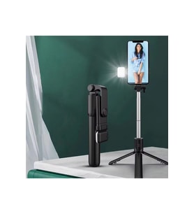 Led Işıklı, Kumandalı, Uzayabilen, Masa Üstü Tripod Selfie Çubuğu