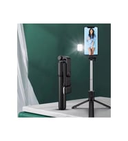Led Işıklı, Kumandalı, Uzayabilen, Masa Üstü Tripod Selfie Çubuğu