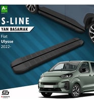 S-Dizayn Fiat Ulysse Kısa Şase S-Line Siyah Yan Basamak 213 Cm 2022 Üzeri A+ Kalite