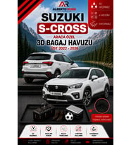 Suzuki S-Cross ÜST 2022 - 2026 Araca Özel 3D Bagaj Havuzu
