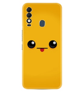 Tecno Spark 8T Kılıf Resimli Desenli Silikon Platinium Series Yellow Sweet 1817