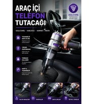 Kablosuz Vakum Süpürge 3 Kademeli Güç Ayarı