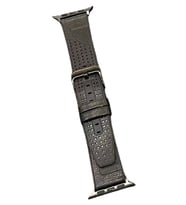 Movenchy Apple Watch 45mm Buff Deri Kordon - Siyah