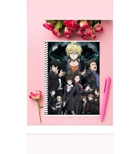 Psycho Pass Anime Defter 1 Adet Özel Tasarım A4 Boyutu Telli Çizgili Defter 21*29 Cm