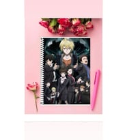 Psycho Pass Anime Defter 1 Adet Özel Tasarım A4 Boyutu Telli Çizgili Defter 21*29 Cm