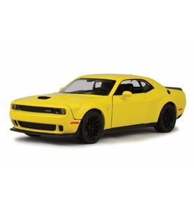 Motor Max 1:24 2018 Dodge Challenger SRT Hellcat Widebody Die-Cast Sarı Model Araba