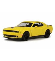 Motor Max 1:24 2018 Dodge Challenger SRT Hellcat Widebody Die-Cast Sarı Model Araba