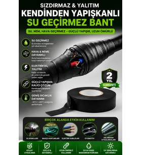 Profesyonel Eriyen Bant Elektrik ve Kablo İzolasyon Tamir Bandı