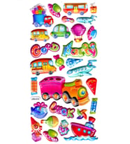 Sticker Kabartmalı Stiker Defter, Planlayıcı Etiket (limlra-012)-17x9cm- Taşıt Partisi