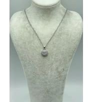 Çelik Silver Tek Taş Kolye - 25-ctr245