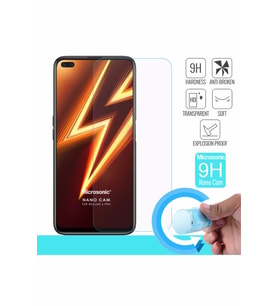 Realme 6 Ekran Koruyucu HD Kalite Kırılmaz Esnek Nano Cam Film (Renksiz)