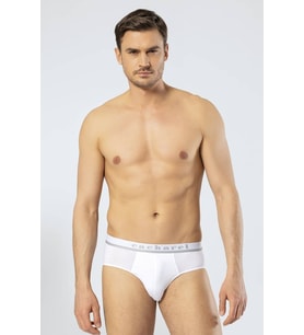 Cacharel Erkek Lastikli Slip Beyaz