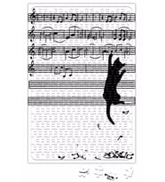 Yaramaz Komik Müzik Notalı Kedi Cat Puzzle 240 Parça Yapboz