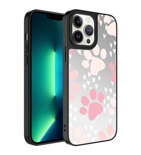 Apple iPhone 13 Pro Max Kılıf Aynalı Desenli Kamera Korumalı Parlak Zore Mirror Kılıf Pati