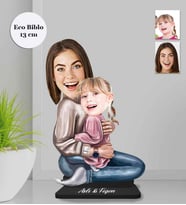 Kişiye Özel Anneler Günü Ahşap Eco Biblo -3