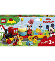 LEGO® DUPLO®  Disney Mickey and Friends Mickey ve Minnie Doğum Günü Treni 10941 Çocuklar için Rakamlı Doğum Günü Treni; Eğitici Yapım Seti (22 Parça)