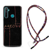 Realme 5i 5 Pro 6i 7 Pro 8 Kılıf Boyun Asklı Rasta Silikon Meow 1657