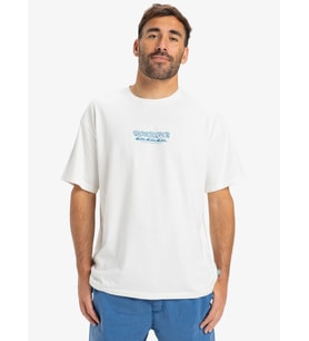 Quiksilver HW TREE CONNECTION SS Beyaz Erkek T-Shirt EQYZT08034-WBK0