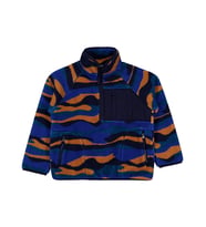 Civil Boys Karışık Dalga Desenli 6-9 Yaş Sweatshirt - Mavi